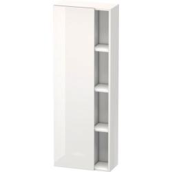 Пенал Duravit DuraStyle, 50x24x140 см, подвесной, (левый), с дверцей, с закрытыми/открытыми полками, цвет: белый глянец, в ванную комнату