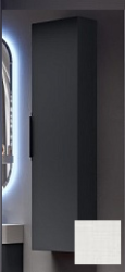 Пенал Cezares Premium Plisse, 35х20х140 см, подвесной, (правый/левый/универсальный), 1 распашная дверь/реверсивная, цвет белый матовый, в ванную комнату
