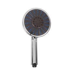 Душевая лейка Olives D179 круглая, 5 режимов, хром/серый, ABS пластик, 150х291 мм