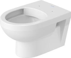 Унитаз Duravit DuraStyle Basic 36,5х54 см, подвесной, цвет белый, санфарфор, овальный, горизонтальный (в стену) выпуск, под скрытый бачок/инсталляцию, безободковый, с сиденьем микролифт, для туалета/ванной комнаты