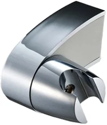 Держатель для душевой лейки IDDIS Optima Home, настенный, пластик, округлый, для душа/ванной/душевой кабины, цвет хром, на стенку