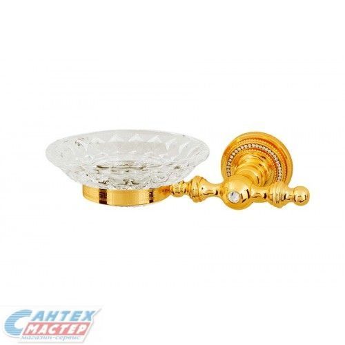 Мыльница Boheme Imperiale настенная золото 10403