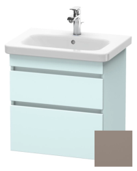 Тумба/шкафчик для консоли/столешницы Duravit DuraStyle под раковину 50х54,8х51,2 см, подвесная, ДСП, цвет: светло-голубой/базальт, 2 выдвижных ящика, прямоугольная