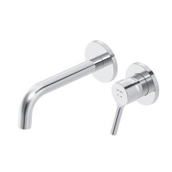 Смеситель для раковины/умывальника AM.PM X-Joy S, встраиваемый, однорычажный, неповоротный, керамический, длина излива 208 мм, латунь, цвет хром