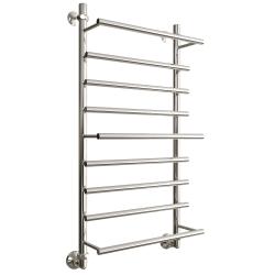 Полотенцесушитель Двин Q Primo 100/50, водяной (1"-3/4"-1/2" К3 полированный), универсальное подключение, нержавеющая сталь, настенный, форма лесенка, цвет хром