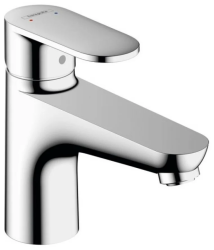 Смеситель для ванны Hansgrohe Vernis Blend Monotrou на борт ванны однорычажный, неповоротный, латунный, длина излива 13 см, керамический, цвет хром, без душевого шланга/лейки, на 1 отверстие