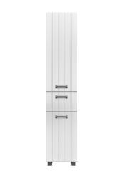 Пенал Vigo Diana 40, 191,1х40х29,6 см, напольный/на ножках, (правый/левый/универсальный), с дверцами/двустворчатый, встроенные полки, 1 выдвижной ящик, цвет белый, в ванную комнату