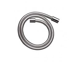 Шланг для душа Axor 125 см, 1/2” и 1/2”  для душа/лейки/ванны, с металлическим эффектом, без лейки, внутренняя резьба, пластиковый, цвет под сталь, душевой, для душа/ванной