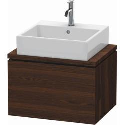 Тумба под раковину для консоли/столешницы Duravit L-Cube 62х47,7х40 см, подвесная, ДСП, цвет: орех брашированный, 1 выдвижной ящик, прямоугольная