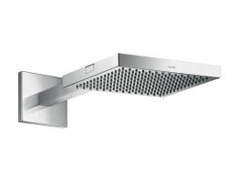 Верхний душ AXOR ShowerCollection 240/240 1jet с держателем, настенный монтаж, квадратный, с 1 режимом, размер 24х24 см, металлический, цвет: хром, для душа/ванной