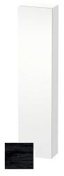 Пенал Duravit DuraStyle, 40x24x180 см, подвесной, (правый), с дверцей, с полкой, со стеклянными полками, цвет: дуб черный/белый матовый, в ванную комнату