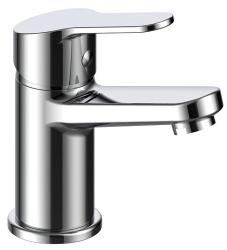 Смеситель для раковины/умывальника Voda Tide однорычажный, неповоротный, фиксированный, излив длина 93 мм высота 79 мм латунь, цвет хром TD26M