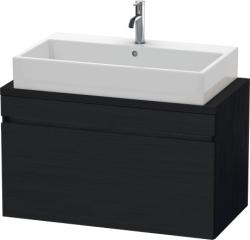 Тумба под раковину для консоли/столешницы Duravit DuraStyle 90х54,8х51,2 см, подвесная, ДСП, цвет: дуб черный, 1 выдвижной ящик, прямоугольная
