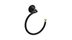 Полотенцедержатель Fixsen Luksor полукольцо черный FX-71611B