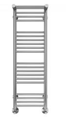 Полотенцесушитель 300х1000 Terminus Аврора с полкой П20 водяной, нержавеющая сталь, нижнее подключение, межосевое расстояние 300 мм
