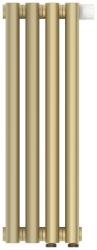 Радиатор отопления Сунержа Эстет-1 EU50 правый 500х180 4 секции, цвет матовая шампань, нижнее правое подключение, нержавеющая сталь, трубчатый