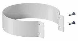 Хомут Okseler D100 оцинкованная сталь, белый
