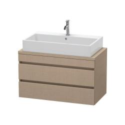 Тумба под раковину для консоли/столешницы Duravit DuraStyle 90х47,8х51,2 см, подвесная, ДСП, цвет: лен, 2 выдвижных ящика, прямоугольная