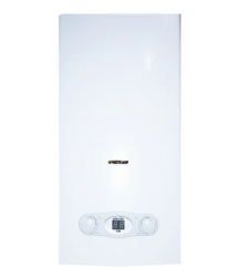 Газовая колонка GasLine S13 (водонагреватель газовый) настенный, вертикальный, 26 кВт, 13 л/мин, 650х350х239 мм, (цвет серебро, прямоугольный, плоский) с нижней подводкой