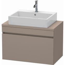 Тумба под раковину для консоли/столешницы Duravit DuraStyle 80х54,8х51,2 см, подвесная, ДСП, цвет: базальт, 1 выдвижной ящик, прямоугольная