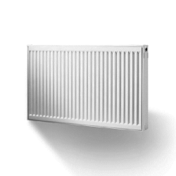 Радиатор Meteor (Buderus) Classic K 22/400/400 стальной, панельный, боковое подключение, для отопления квартиры, дома, водяные, мощность 749 Вт, настенный, батарея, белый