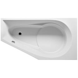 Ванна Riho Yukon PLUG & PLAY, 160х90 см, акриловая, цвет- белый, (без гидромассажа, сифона), ассиметричная, левосторонняя, левая, пристенная