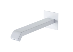 Излив для ванны Cezares Porta длина 209 мм латунь, цвет белый матовый, встраиваемый/встроенный