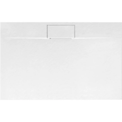 Душевой поддон Rea Bazalt Long 120х90 см, прямоугольный, искусственный камень, низкий, цвет: белый матовый, антискользящее покрытие, без бортика