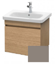 Тумба/шкафчик для консоли/столешницы Duravit DuraStyle под раковину 40х54,8х51,2 см, подвесная, ДСП, цвет: дуб европейский/базальт, 1 выдвижной ящик, прямоугольная