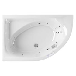 Ванна Excellent Aquarella SMART, 150х100 см, акриловая, цвет- белый, (с гидромассажем), с каркасом, асимметричная, левосторонняя, левая, приставная/встраиваемая