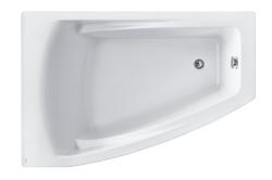 Ванна Roca Hall Angular 150х100 пристенная, акриловая, асимметричная, левосторонняя, левая, белая, универсальная ZRU9302864