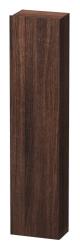 Пенал Duravit DuraStyle, 40x24x180 см, подвесной, (левый), с дверцей, с полкой, со стеклянными полками, цвет: каштан темный, в ванную комнату