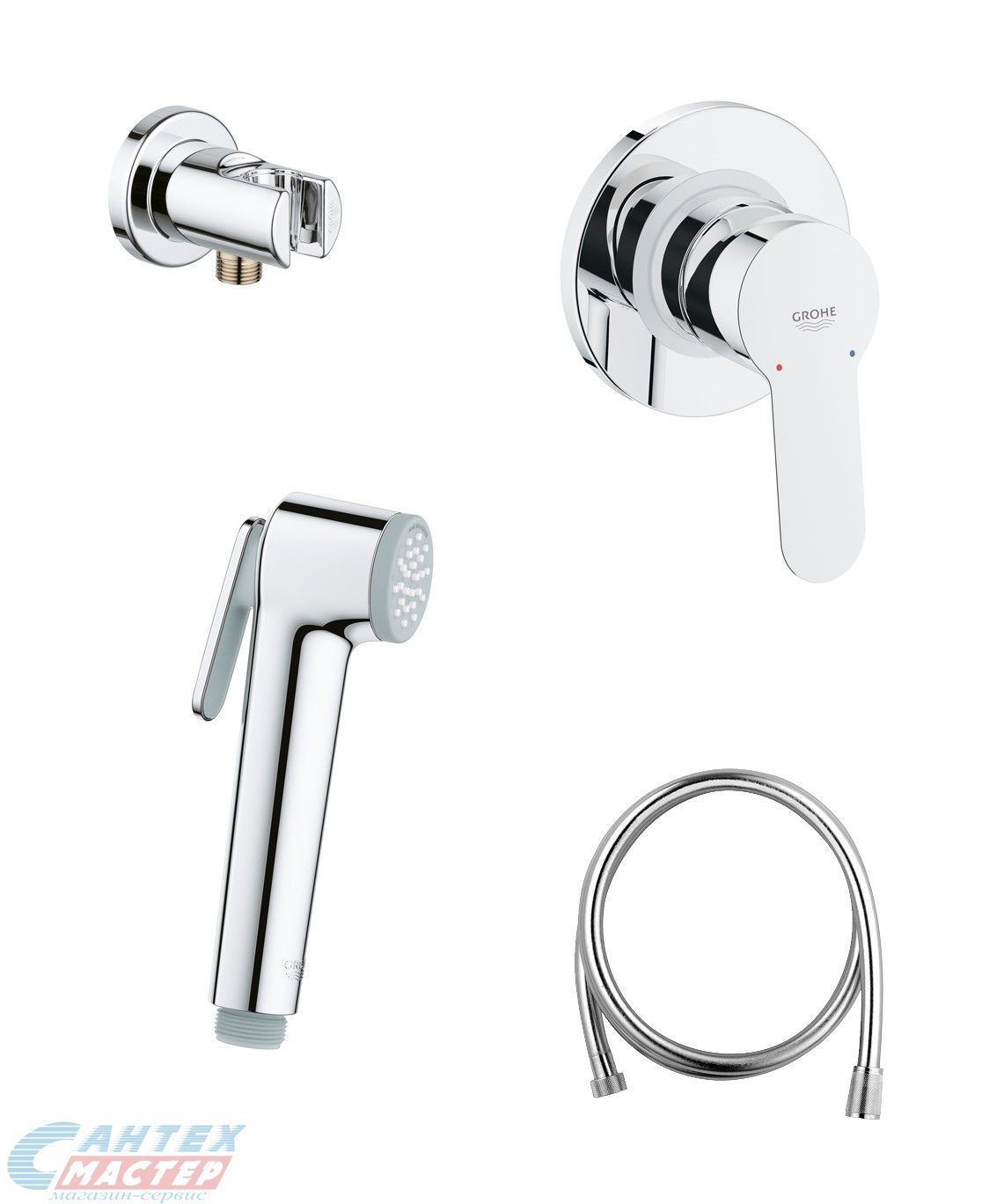 Комплект Grohe BauEdge для гигиенического душа 124898