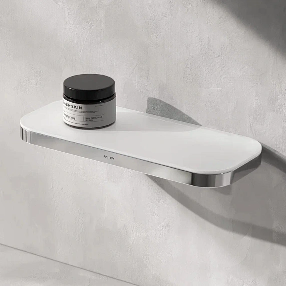 Полка для душа AM.PM Func, настенная, форма прямоугольная, нержавеющая сталь/пластик, для душа/душевой кабины, цвет хром