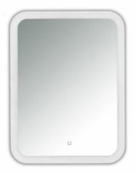 Зеркало Loranto Венера, 60х80 см, с LED/ЛЕД-подсветкой, прямоугольное, выключатель сенсорный, для ванны, навесное/подвесное/настенное