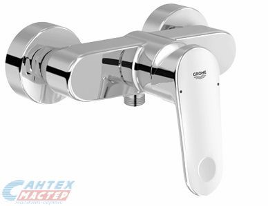 Смеситель для душа Grohe Europlus II однорычажный, керамический, настенный, без излива/шланга/лейки, латунь хром Смеситель для душа Grohe Europlus II однорычажный, керамический, настенный, без излива/шланга/лейки, латунь хром