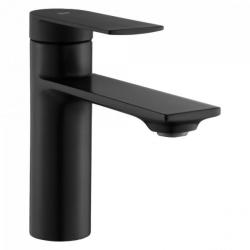 Смеситель для раковины/умывальника REA STORM однорычажный, неповоротный, длина излива 100 мм, латунь, цвет черный матовый