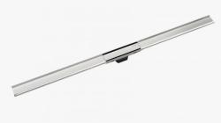 Дренажный канал Geberit CleanLine80, для трапа, цвет нержавеющая сталь, для душа в полу, без затвора, прямой выпуск, L=30-90см, нержавеющая сталь, прямоугольный