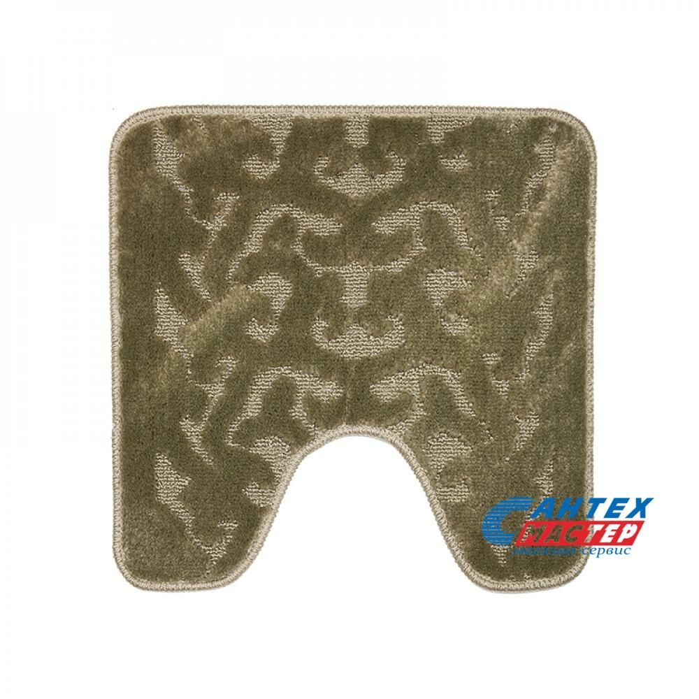 Коврик для унитаза АкваЛиния 45х45 полипропилен серый Рахат