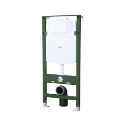 Инсталляция IDDIS Profix Air без кнопки (клавиши смыва, двойного слива), система для подвесного унитаза, со скрытым смывным бачком (бак), размеры рамы (каркас) 200x497x1140 мм, подвод воды сверху PRA0000i32