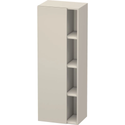 Пенал Duravit DuraStyle, 50x36x140 см, подвесной, (левый), с дверцей, с закрытыми/открытыми полками, цвет: серо-коричневый, в ванную комнату