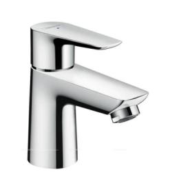 Смеситель для раковины Hansgrohe Talis E 80 однорычажный, для холодной воды, фиксированный, излив короткий, длина 9,6 см, керамический, латунь, цвет хром, с донным клапаном