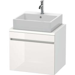 Тумба/шкафчик для консоли/столешницы Duravit DuraStyle под раковину 40х47,8х51,2 см, подвесная, ДСП, цвет: белый глянец/белый матовый, 1 выдвижной ящик, прямоугольная