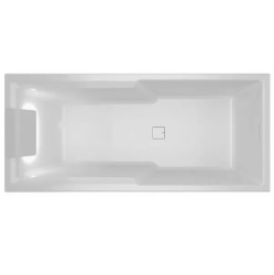 Ванна Riho Still Shower, 180х80 см, акриловая, LED/ЛЕД-подсветка с размещением справа, цвет- белый, (без гидромассажа, рамы, сифона, фронтальной панели), прямоугольная, правосторонняя, правая, пристенная