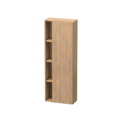 Пенал Duravit DuraStyle, 50x24x140 см, подвесной, (правый), с дверцей, с закрытыми/открытыми полками, цвет: дуб европейский, в ванную комнату