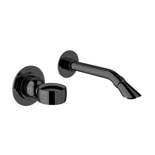 Смеситель для раковины Webert Opera однорычажный, настенный, неповоротный, длина 168 мм, латунь, цвет черный