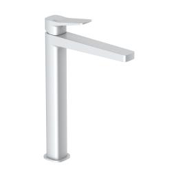 Смеситель для раковины/умывальника WasserKRAFT Weil, однорычажный, неповоротный, керамический, высокий, длина излива 171 мм, латунь, цвет белый матовый