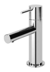 Смеситель для раковины Cezares Leaf, однорычажный, низкий, длина излива 102 мм, неповоротный, керамический, латунь, цвет хром, без донного клапана