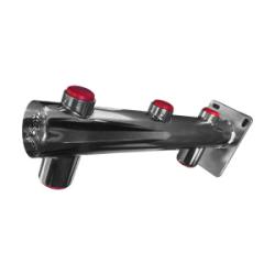 Консоль Gekon для настенного монтажа мембранного бака 8-35 литров 3х1/2" и 2х3/4" нержавеющая сталь 304