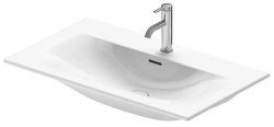 Раковина DURAVIT Viu 83х49х18,5 см, подвесная, прямоугольная, санфарфор, цвет белый, с 1 отверстием под смеситель, слив/перелив